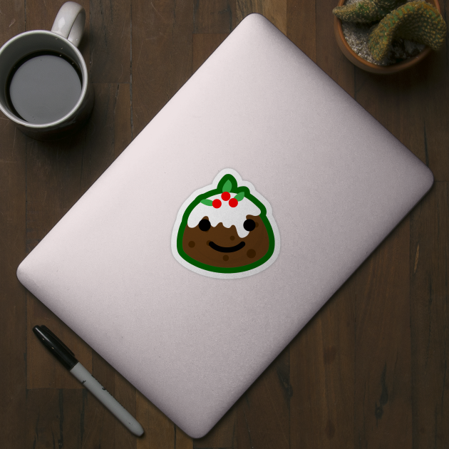 christmas pudding emoji by gossiprag